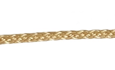 Шнур с наконечниками "крючок-прозрачный" для пакетов, Золото,№44, 6 мм, 100 шт